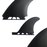 Maxbell 3 Pieces Universal Soft Top Surfing Fin Surfboard Fins Longboard Accessory