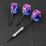 Maxbell Professional Soft Tip Darts Set with 100 Dart Tips 30 Flights Metal Shafts Argent Barrels