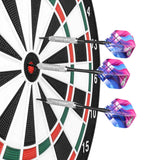 Maxbell Professional Soft Tip Darts Set with 100 Dart Tips 30 Flights Metal Shafts Argent Barrels