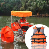Maxbell Youth Life Jacket Vest Adjustable Strap Waistcoat for Ski Surfing Children Orange
