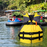 Maxbell Youth Life Jacket Vest Adjustable Strap Waistcoat for Ski Surfing Children Yellow