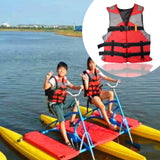 Maxbell Youth Life Jacket Vest Adjustable Strap Waistcoat for Ski Surfing Children Red