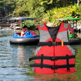 Maxbell Youth Life Jacket Vest Adjustable Strap Waistcoat for Ski Surfing Children Red