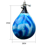Maxbell Water Punch Bag Hanging Water Fillable Leakproof Speed Bag Punching Bag Blue