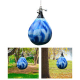Maxbell Water Punch Bag Hanging Water Fillable Leakproof Speed Bag Punching Bag Blue