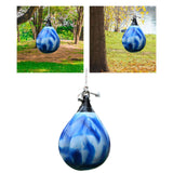 Maxbell Water Punch Bag Hanging Water Fillable Leakproof Speed Bag Punching Bag Blue