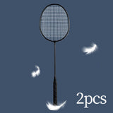 Maxbell 2x Professional Badminton Rackets Set Playing for Outdoor Lawn Training