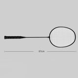 Maxbell 2x Professional Badminton Rackets Set Playing for Outdoor Lawn Training