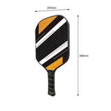 Maxbell 2Pieces Pickleball Paddles Rackets with 4pcs Pickleball Balls and Carry Bag Black