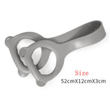 Maxbell Resistance Band Rally Strap Exercise Exerciser Foot Leg Stretching Yoga Gray