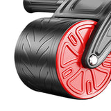 Maxbell Ab Roller Wheel Automatic Return Abdominal Core Strength Training Ab Machine Red