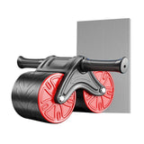 Maxbell Ab Roller Wheel Automatic Return Abdominal Core Strength Training Ab Machine Red