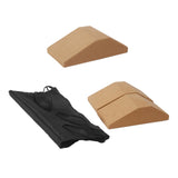 Maxbell Cork Squat Wedge Yoga Block Yoga Prop Accessory for Pilates Stretching 1 Piece