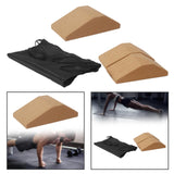 Maxbell Cork Squat Wedge Yoga Block Yoga Prop Accessory for Pilates Stretching 1 Piece