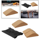 Maxbell Cork Squat Wedge Yoga Block Yoga Prop Accessory for Pilates Stretching 1 Piece