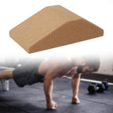 Maxbell Cork Squat Wedge Yoga Block Yoga Prop Accessory for Pilates Stretching 1 Piece