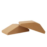 Maxbell Cork Squat Wedge Yoga Block Yoga Prop Accessory for Pilates Stretching 2 Piieces with bag