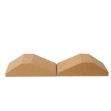 Maxbell Cork Squat Wedge Yoga Block Yoga Prop Accessory for Pilates Stretching 2 Piieces with bag