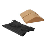 Maxbell Cork Squat Wedge Yoga Block Yoga Prop Accessory for Pilates Stretching 2 Piieces with bag