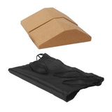 Maxbell Cork Squat Wedge Yoga Block Yoga Prop Accessory for Pilates Stretching 2 Piieces with bag