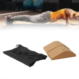 Maxbell Cork Squat Wedge Yoga Block Yoga Prop Accessory for Pilates Stretching 2 Piieces with bag
