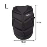 Maxbell Unisex Adult Life Jacket Water Sports Vest Boating Vest for Fishing Swimming Black L