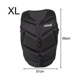 Maxbell Unisex Adult Life Jacket Water Sports Vest Boating Vest for Fishing Swimming Black XL