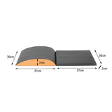 Maxbell Foldable Ab Mat with Tailbone Protector Abdominal Core Trainer Training