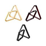 Maxbell 2x Flat Billiard Ball Rack Set Diamond Rack Triangle Rack Accessory Snooker Brown