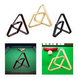 Maxbell 2x Flat Billiard Ball Rack Set Diamond Rack Triangle Rack Accessory Snooker Brown