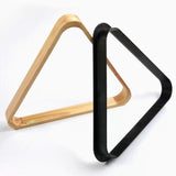 Maxbell 2x Flat Billiard Ball Rack Set Diamond Rack Triangle Rack Accessory Snooker Brown