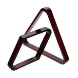Maxbell 2x Flat Billiard Ball Rack Set Diamond Rack Triangle Rack Accessory Snooker Red