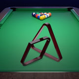 Maxbell 2x Flat Billiard Ball Rack Set Diamond Rack Triangle Rack Accessory Snooker Red