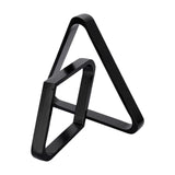Maxbell 2x Flat Billiard Ball Rack Set Diamond Rack Triangle Rack Accessory Snooker Black