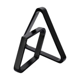 Maxbell 2x Flat Billiard Ball Rack Set Diamond Rack Triangle Rack Accessory Snooker Black