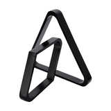 Maxbell 2x Flat Billiard Ball Rack Set Diamond Rack Triangle Rack Accessory Snooker Black