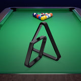 Maxbell 2x Flat Billiard Ball Rack Set Diamond Rack Triangle Rack Accessory Snooker Black