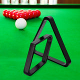 Maxbell 2x Flat Billiard Ball Rack Set Diamond Rack Triangle Rack Accessory Snooker Black