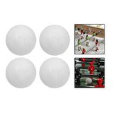 Maxbell 4x White Mini Replacement Balls Table Soccer 36mm Foosball machine