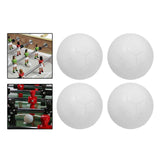Maxbell 4x White Mini Replacement Balls Table Soccer 36mm Foosball machine