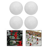 Maxbell 4x White Mini Replacement Balls Table Soccer 36mm Foosball machine