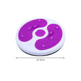 Maxbell Waist Twister Wriggling Plate Twisting Waist Disc for Adult Body Sculpting Violet