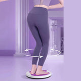 Maxbell Waist Twister Wriggling Plate Twisting Waist Disc for Adult Body Sculpting Violet