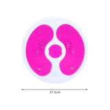 Maxbell Waist Twister Wriggling Plate Twisting Waist Disc for Adult Body Sculpting Rose Red