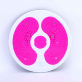 Maxbell Waist Twister Wriggling Plate Twisting Waist Disc for Adult Body Sculpting Rose Red