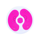 Maxbell Waist Twister Wriggling Plate Twisting Waist Disc for Adult Body Sculpting Rose Red
