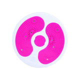 Maxbell Waist Twister Wriggling Plate Twisting Waist Disc for Adult Body Sculpting Rose Red
