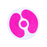 Maxbell Waist Twister Wriggling Plate Twisting Waist Disc for Adult Body Sculpting Rose Red