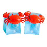 Maxbell 2Pcs Arm Floatie Sleeves Swimming Rings water Cartoon for Beach Indoor crabs