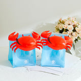 Maxbell 2Pcs Arm Floatie Sleeves Swimming Rings water Cartoon for Beach Indoor crabs